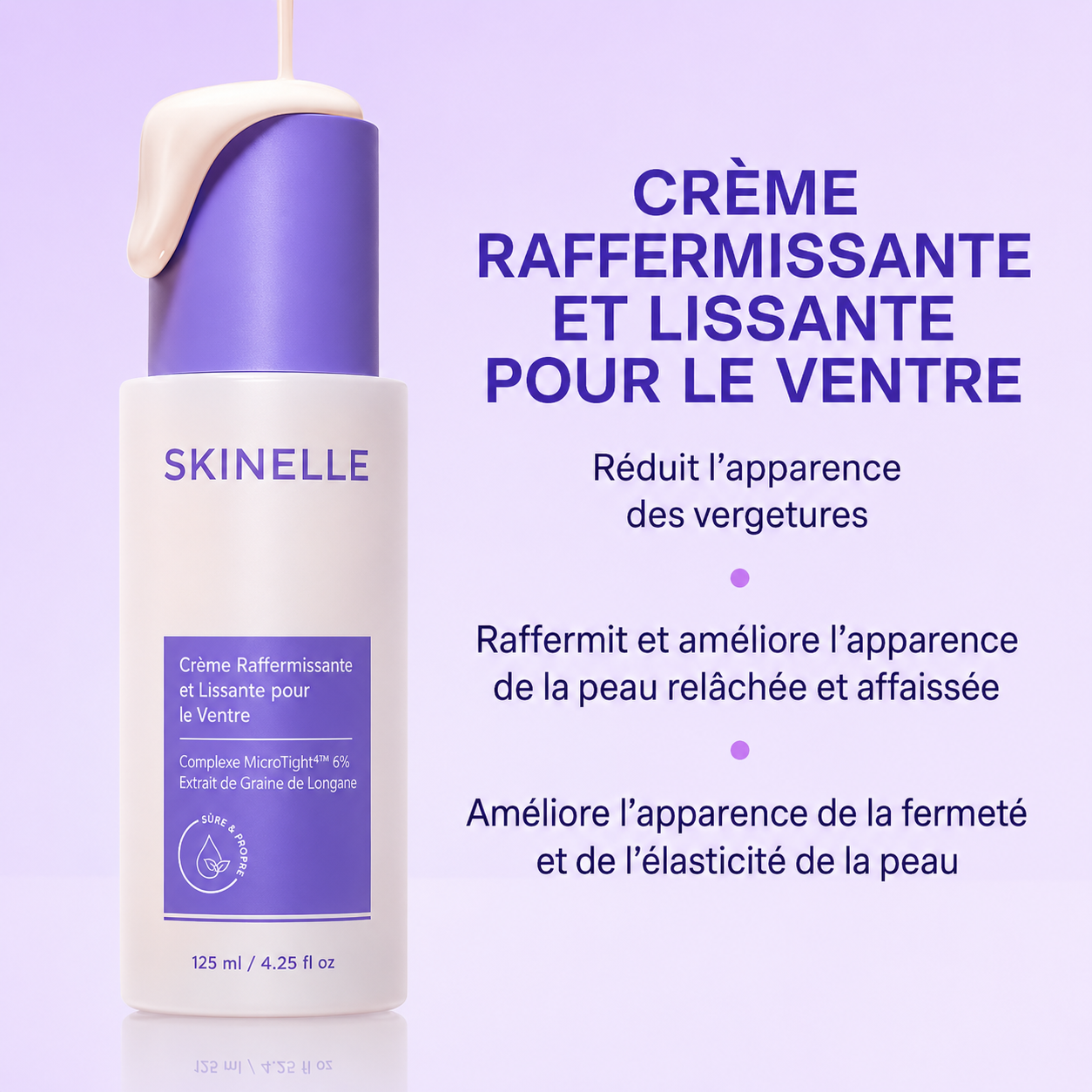 Skinelle Crème Raffermissante Anti-Âge pour le Ventre
