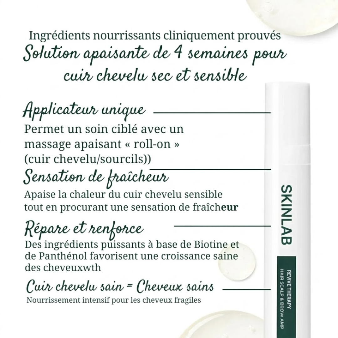 Sérum Anti-Chute & Repousse Skinlab™ – Biotine & Peptides