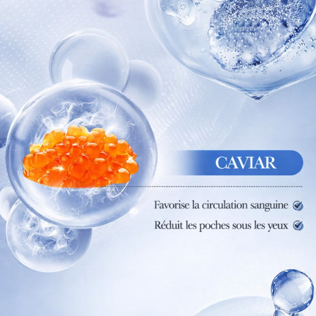 Crème Contour des Yeux Skinelle Caviar + Acide Hyaluronique – Anti-Âge & Réduction des Cernes (20g)