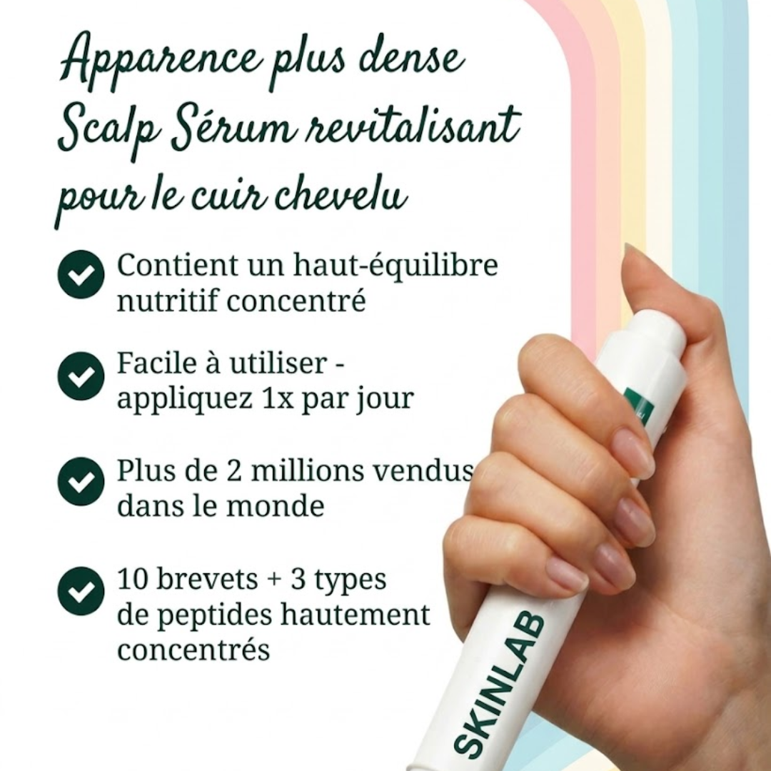 Sérum Anti-Chute & Repousse Skinlab™ – Biotine & Peptides