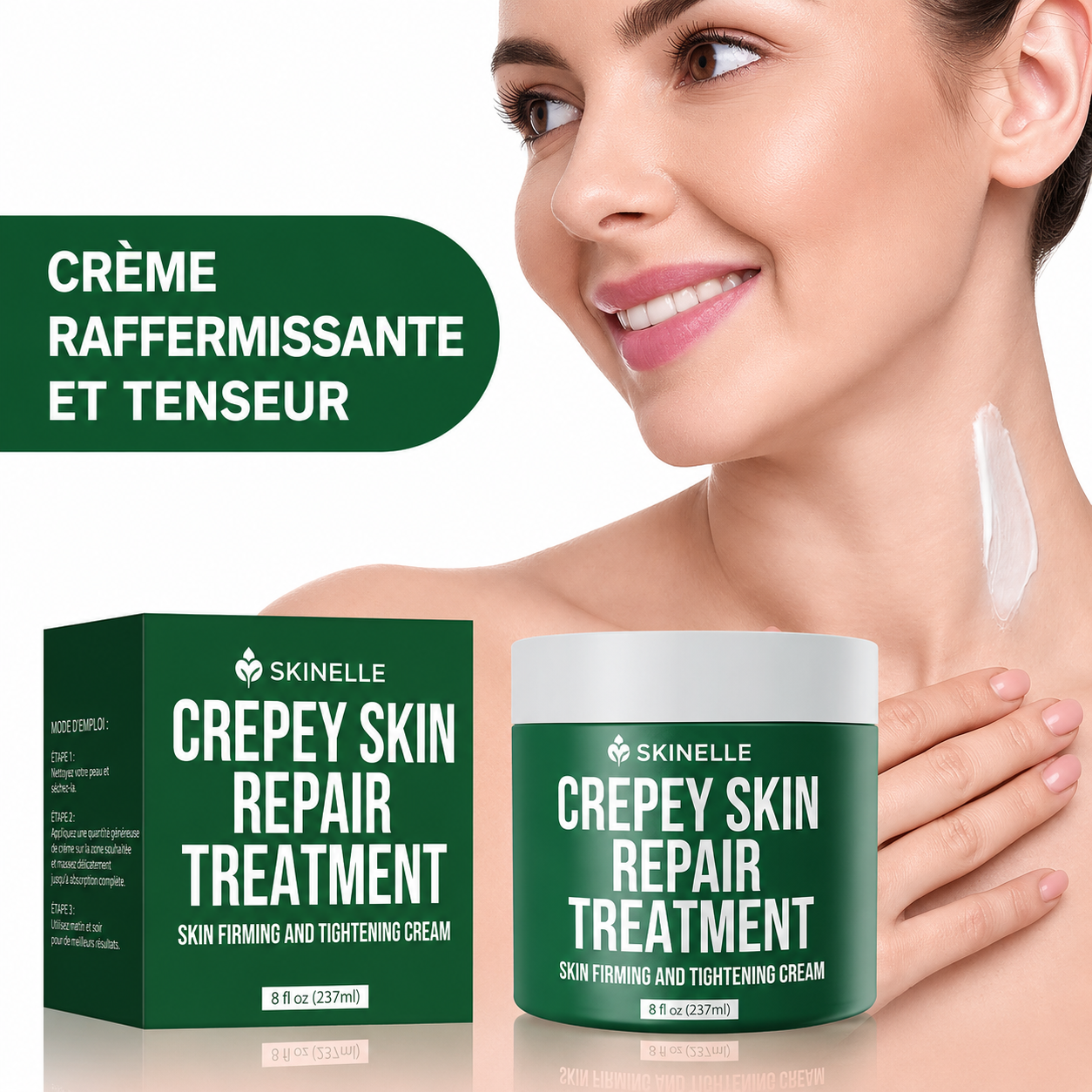 Crème Réparatrice Peau Fripée Skinelle