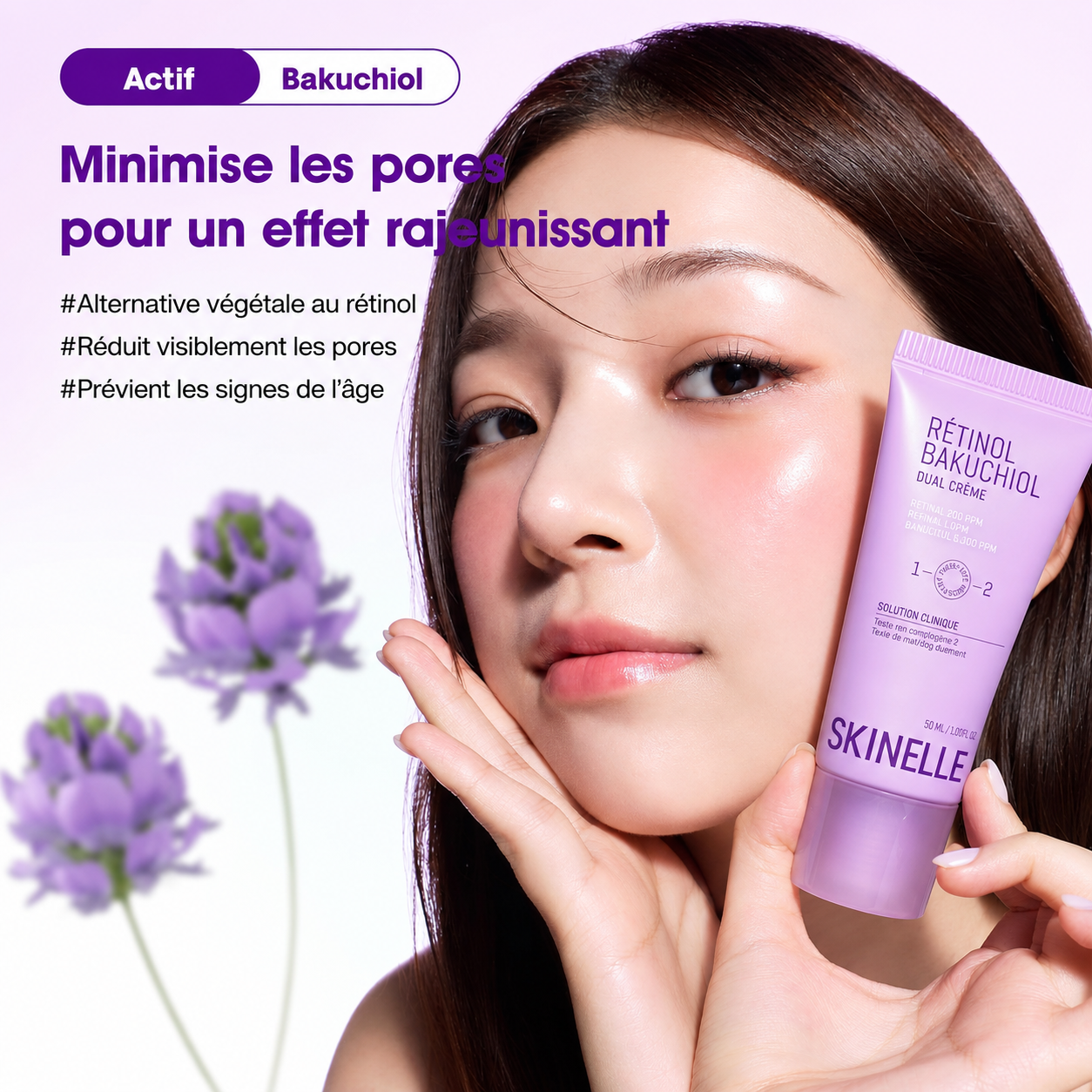 Skinelle Crème Anti-Âge au Rétinol & Bakuchiol