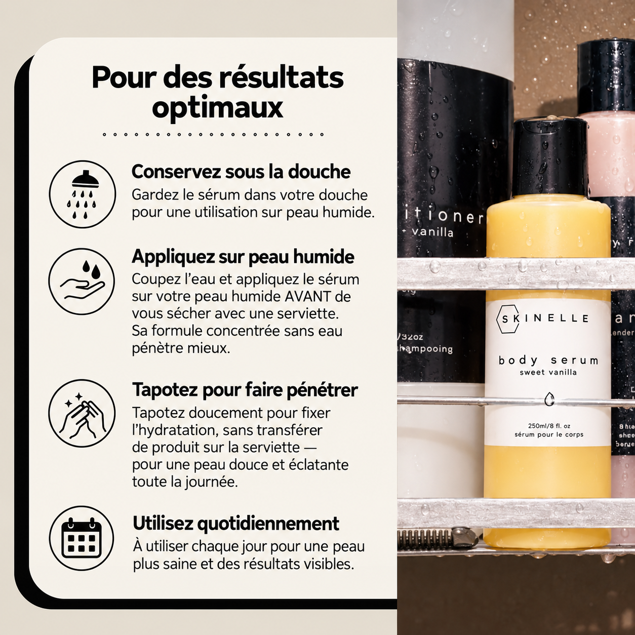 Sérum Corps Raffermissant & Lissant SKINELLE