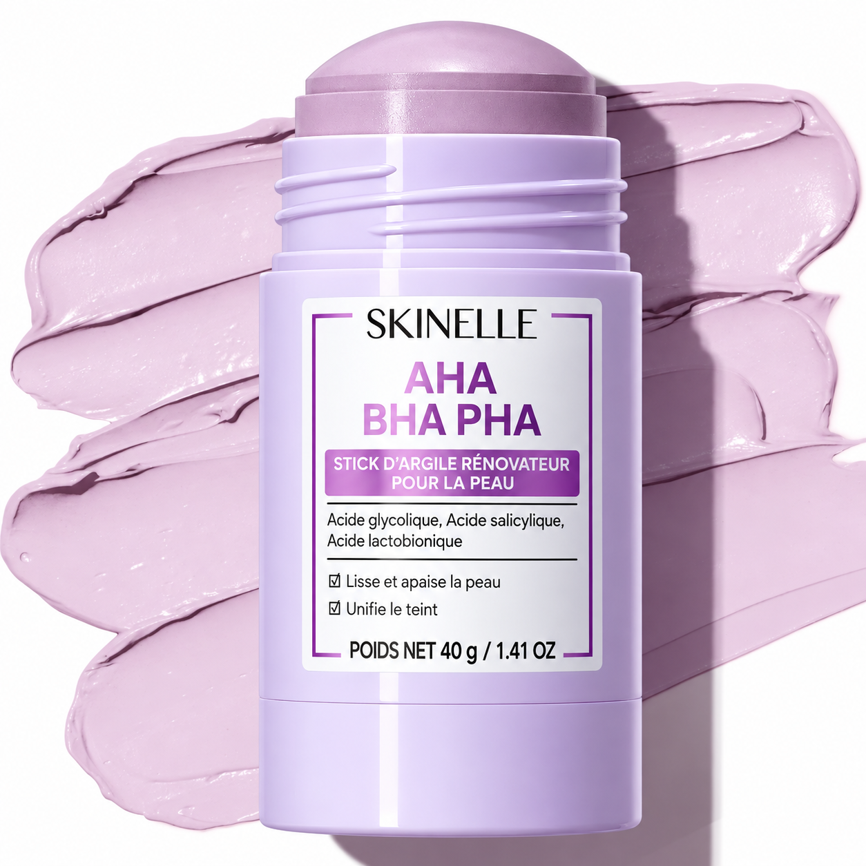 SKINELLE Stick d’Argile Purifiant pour les Pores