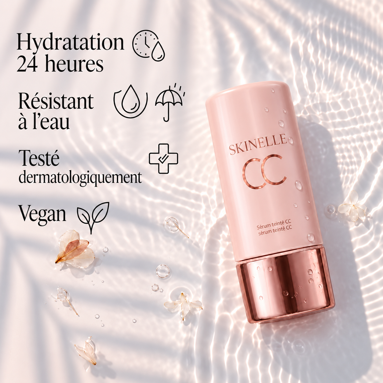 Sérum Teinté CC SKINELLE Teint Unifié & Éclat Naturel