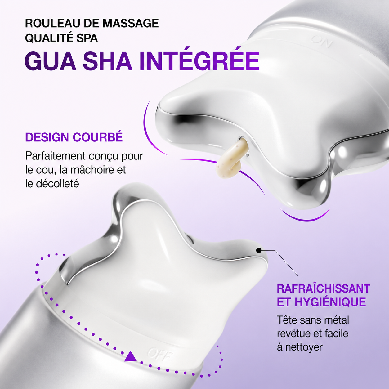 Crème Anti-Âge Raffermissante au Rétinol & Collagène avec Applicateur Gua Sha