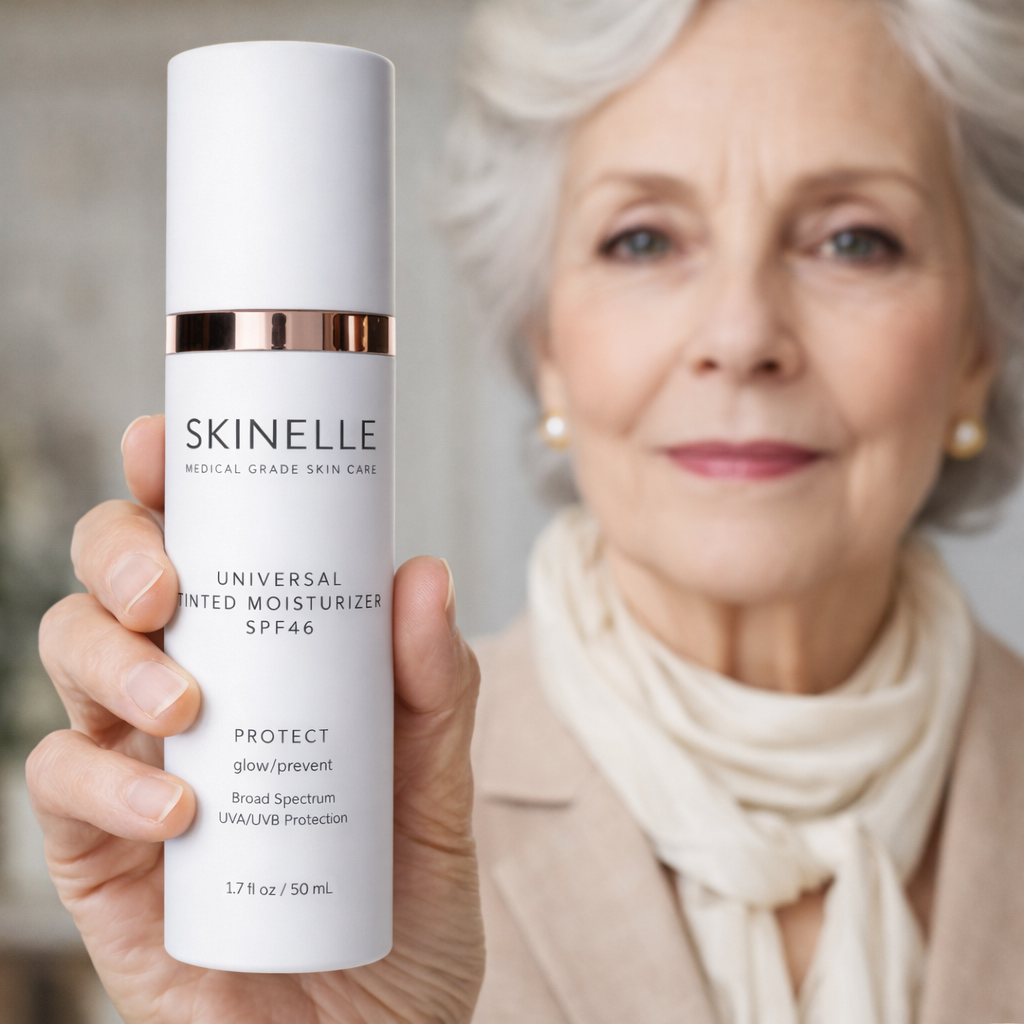Skinelle Hydratant Teinté Universel SPF 46 | Protection Solaire de Qualité Médicale