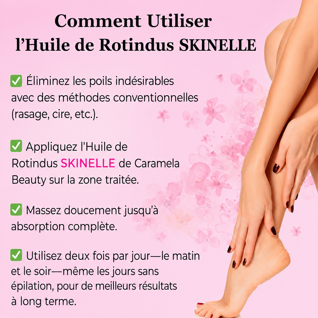 Huile de Skinelle Rotundus pour une peau soyeuse