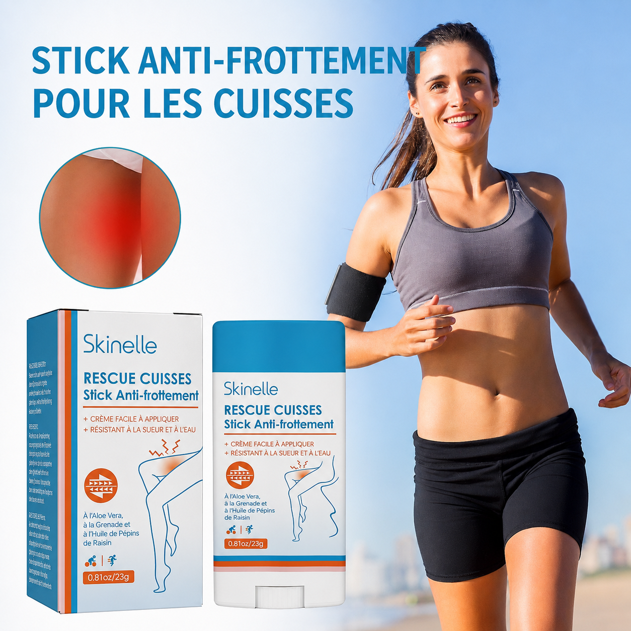 Skinelle Stick Anti-Frottement Cuisses
