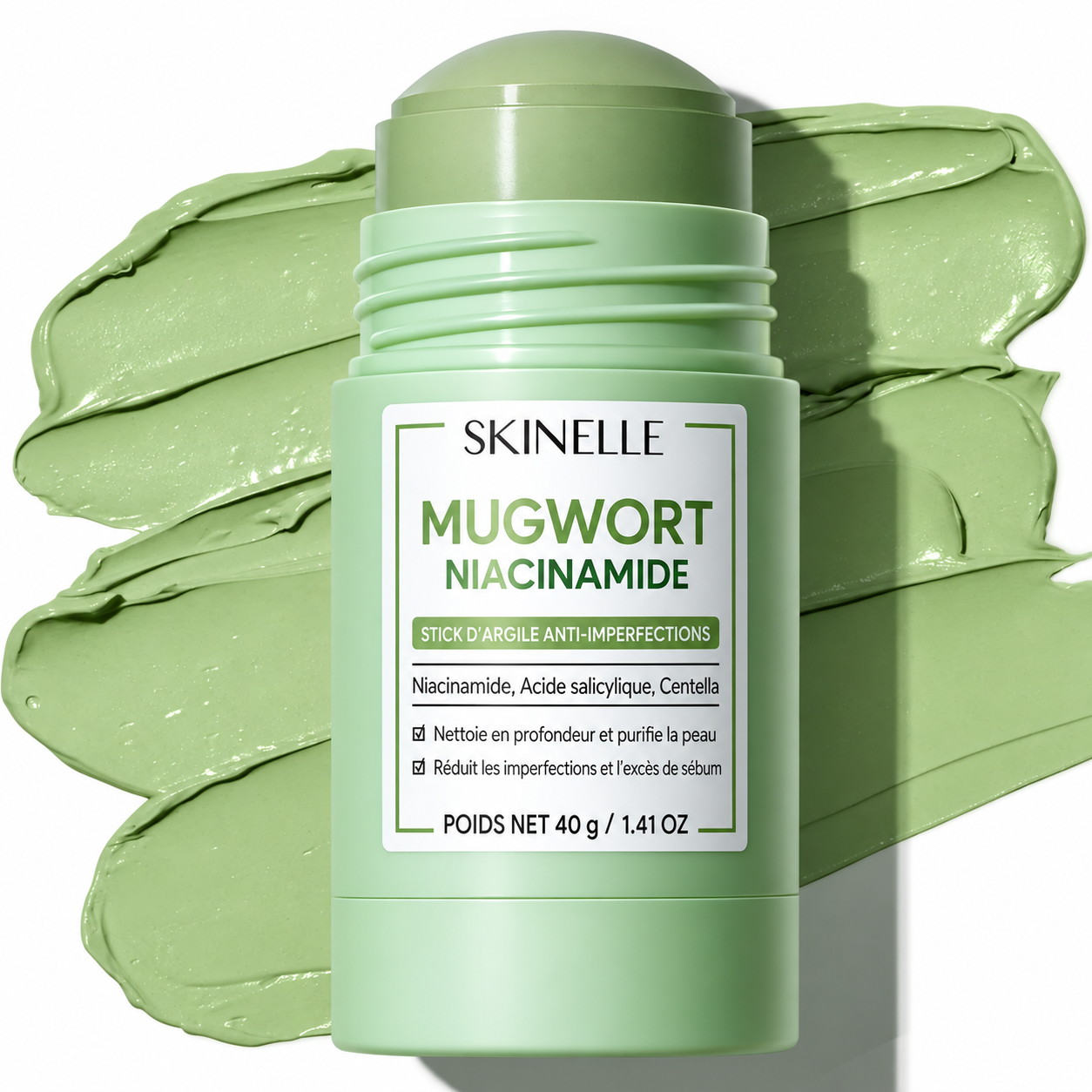 SKINELLE Stick d’Argile Purifiant pour les Pores