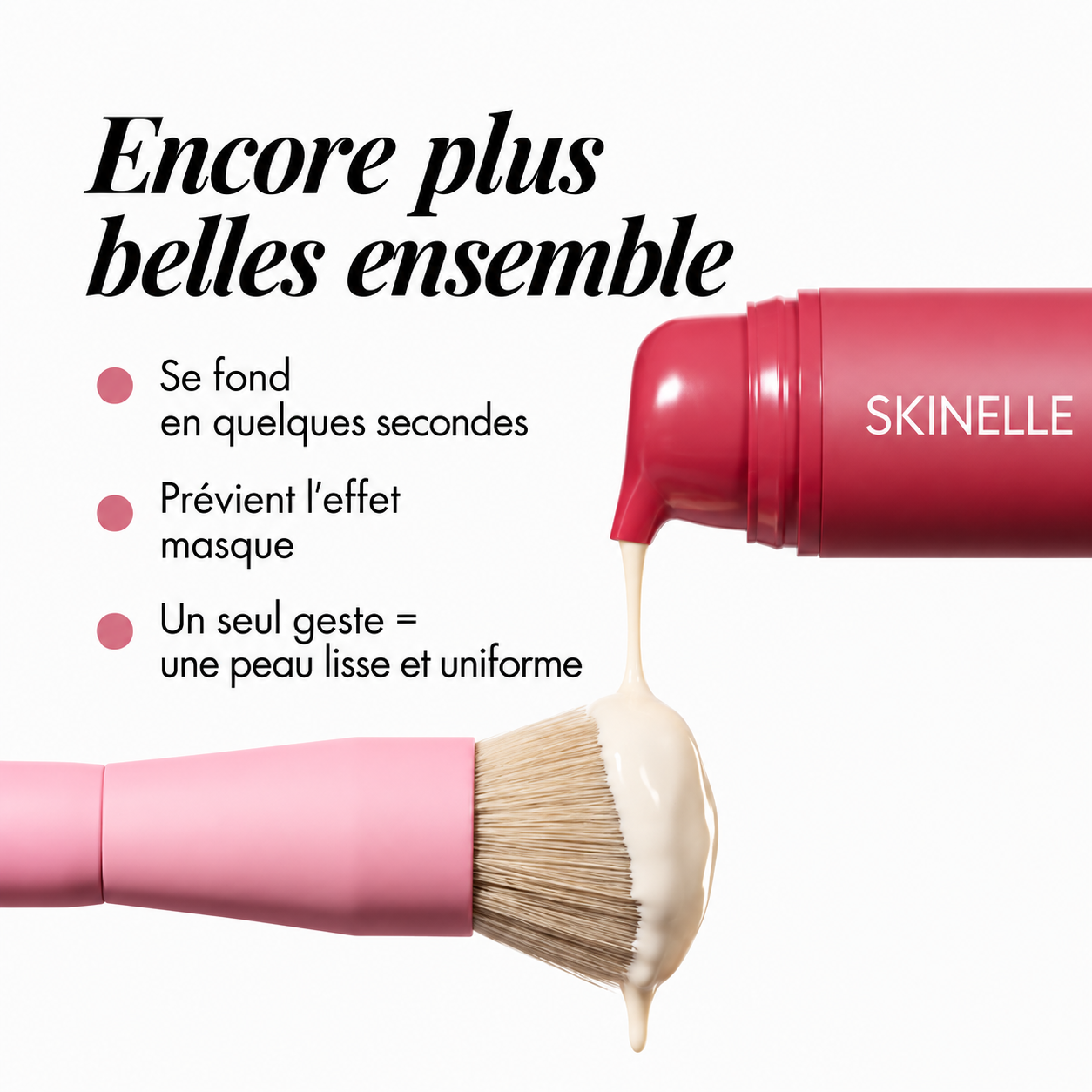 SKINELLE – Fond de Teint Révélateur de Teint SPF 15