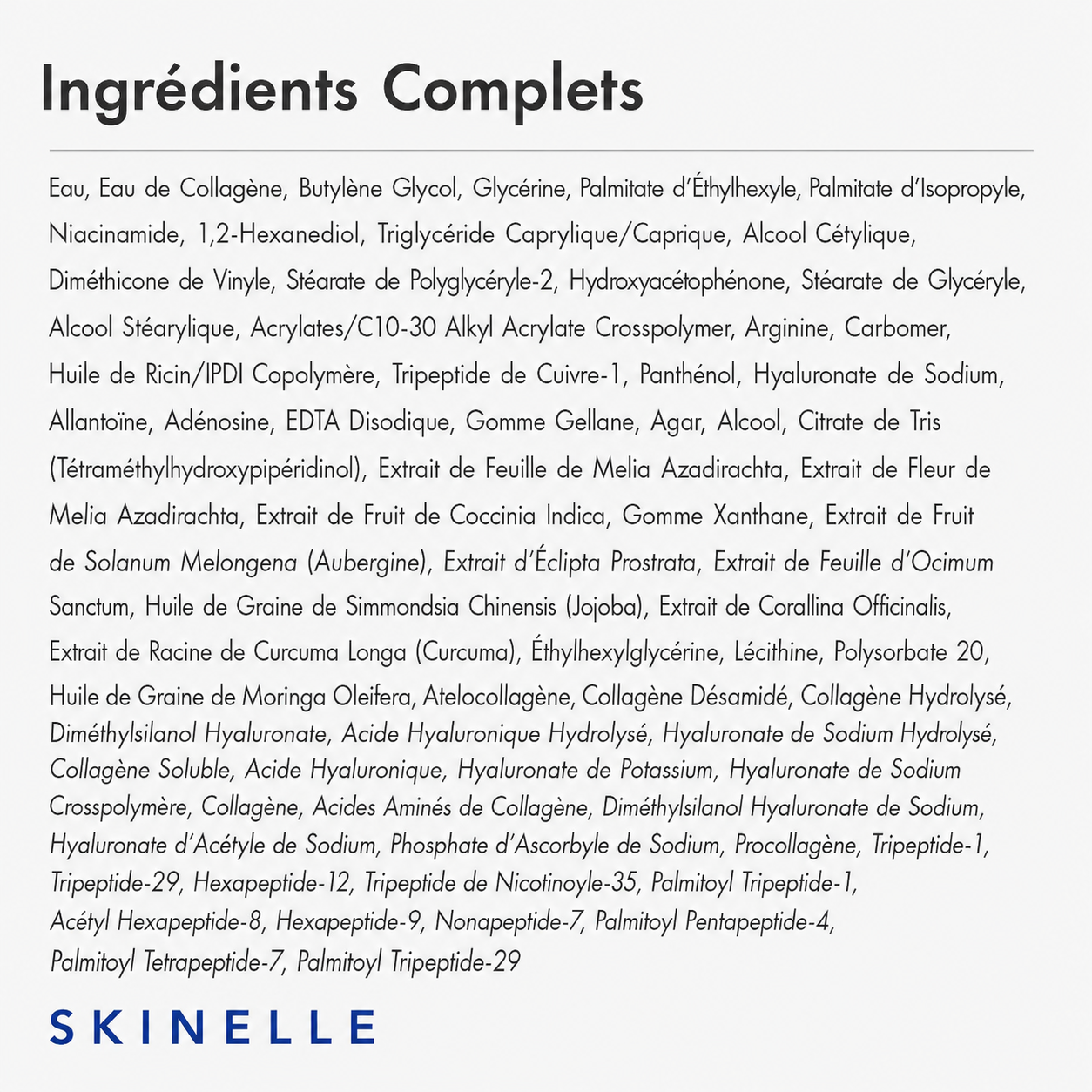 SKINELLE Crème Peptide de Cuivre 12