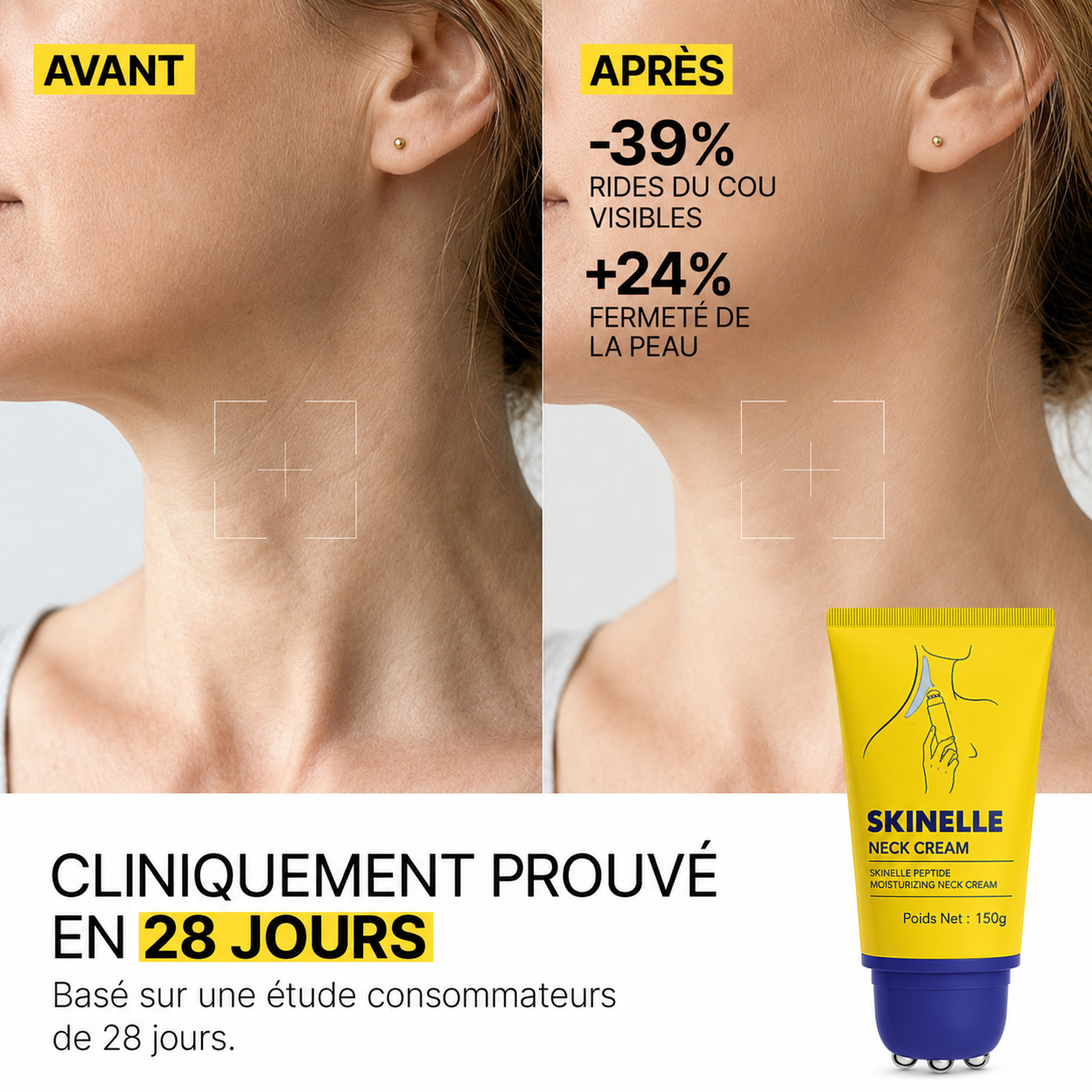 Crème Gua Sha Anti-Rides – Rétinol, Collagène & Peptides