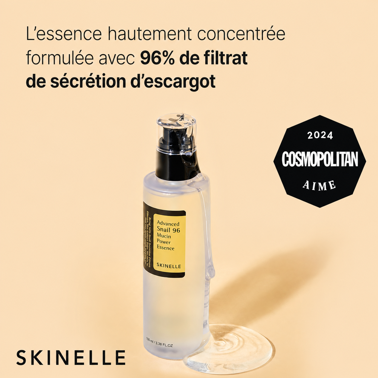 Retrouvez une peau plus jeune avec la Crème Advanced Snail 92