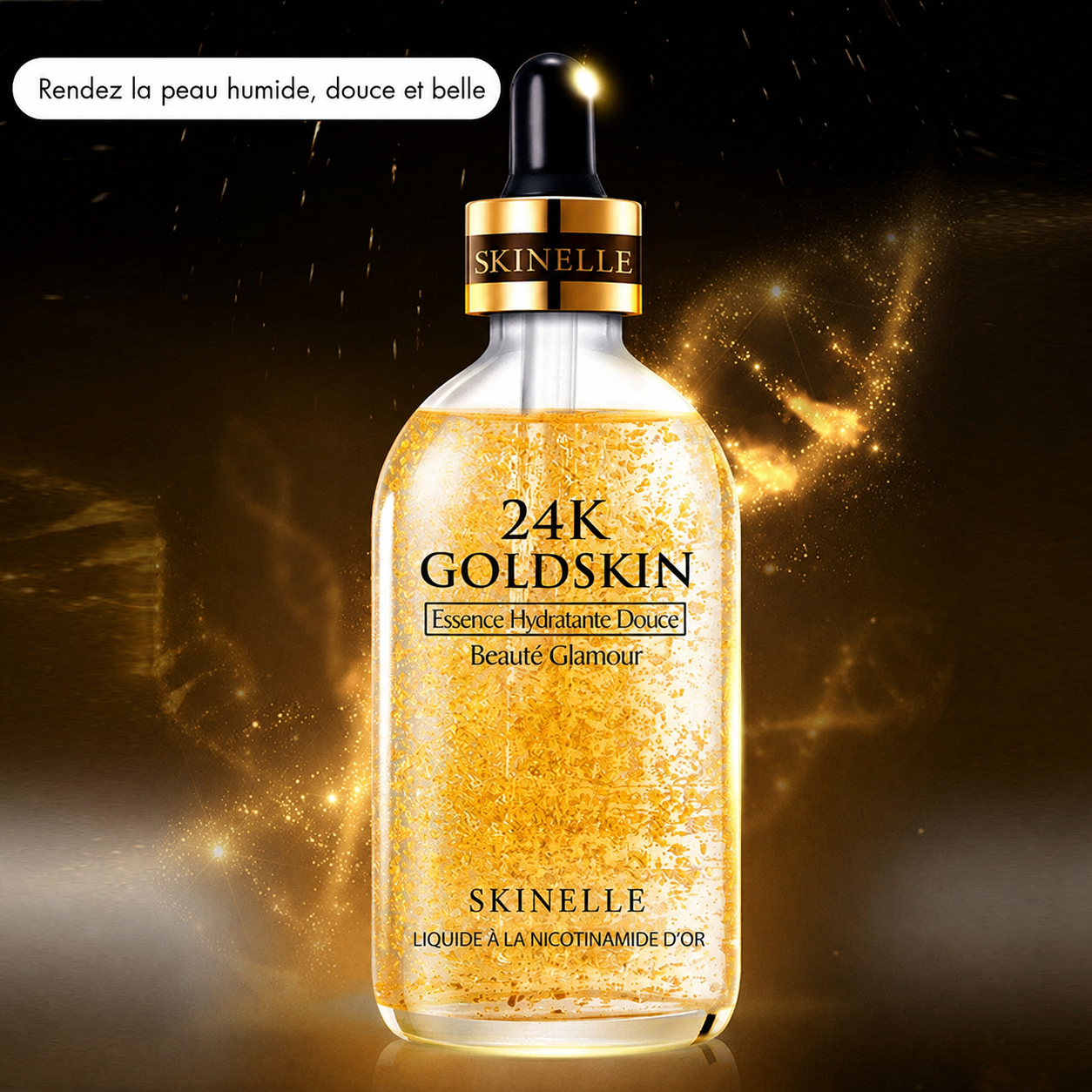 Sérum Visage Anti-Âge Premium à l'Or 24K