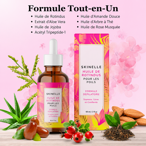 Huile de Skinelle Rotundus pour une peau soyeuse