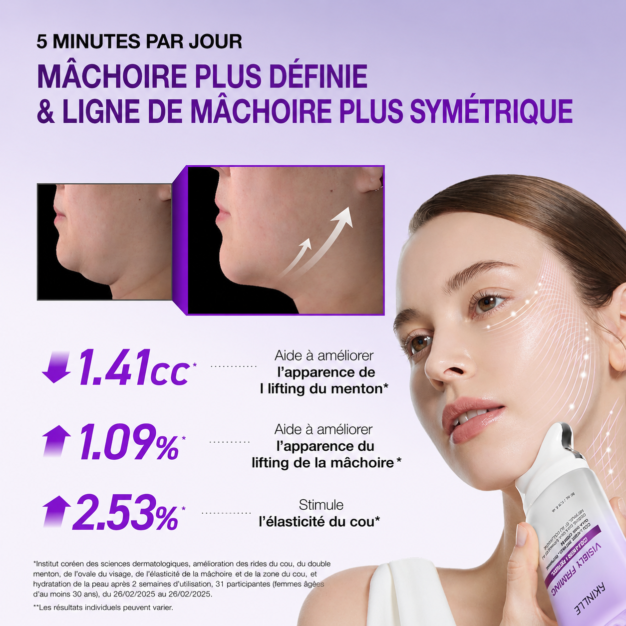 Crème Anti-Âge Raffermissante au Rétinol & Collagène avec Applicateur Gua Sha
