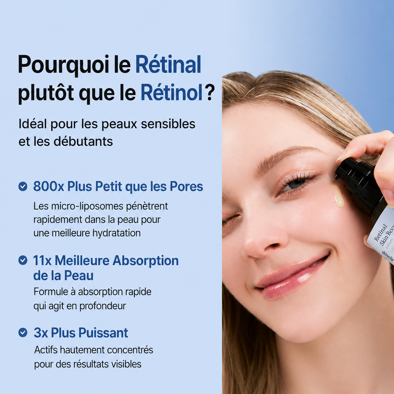 Sérum Booster au Rétinal