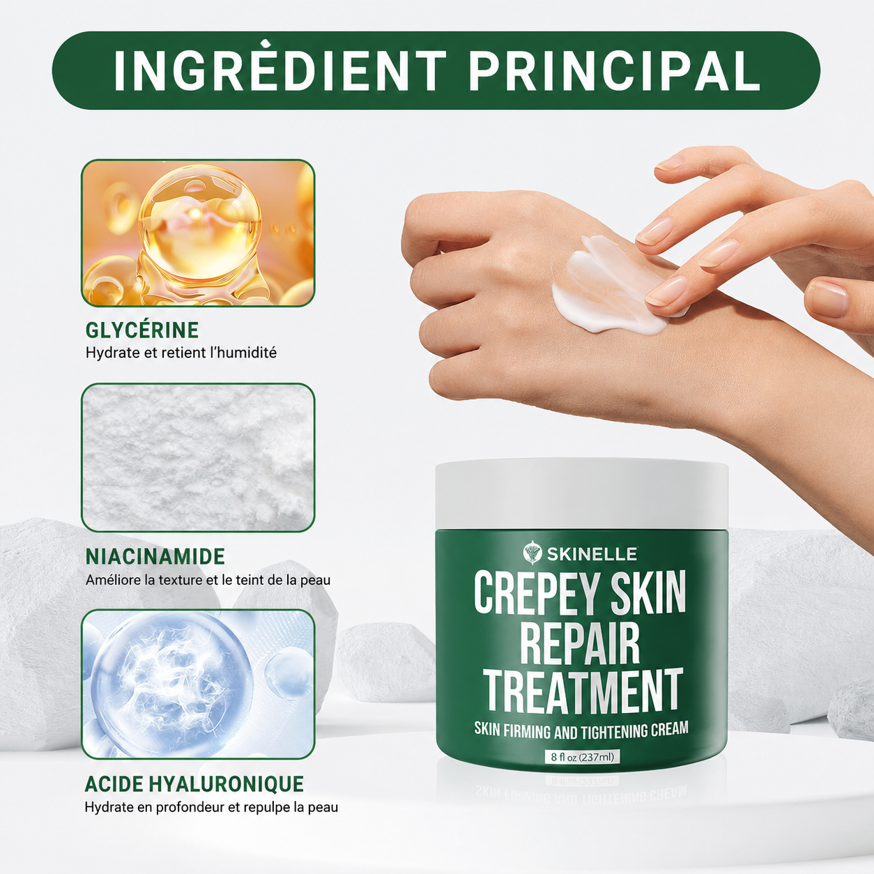Crème Réparatrice Peau Fripée Skinelle