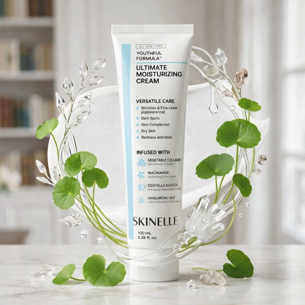 Crème Hydratante Ultime Skinelle – Soin Anti-Âge & Hydratation Intense (100ml)