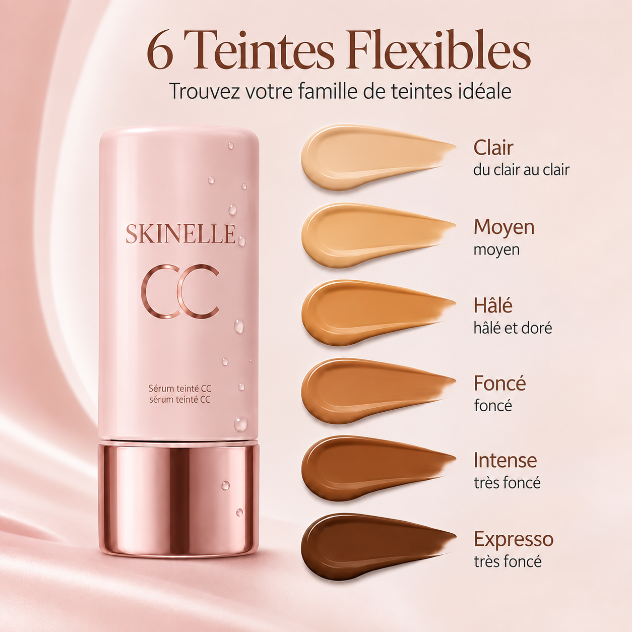 Sérum Teinté CC SKINELLE Teint Unifié & Éclat Naturel