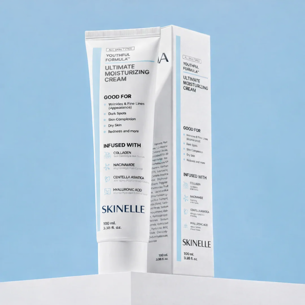 Crème Hydratante Ultime Skinelle – Soin Anti-Âge & Hydratation Intense (100ml)